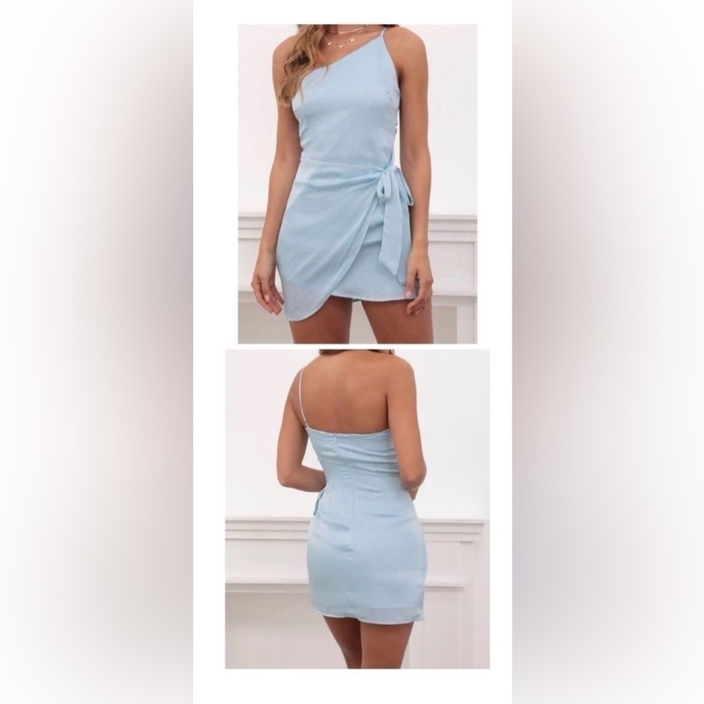 Lucy in the Sky Light Blue Mini Dress